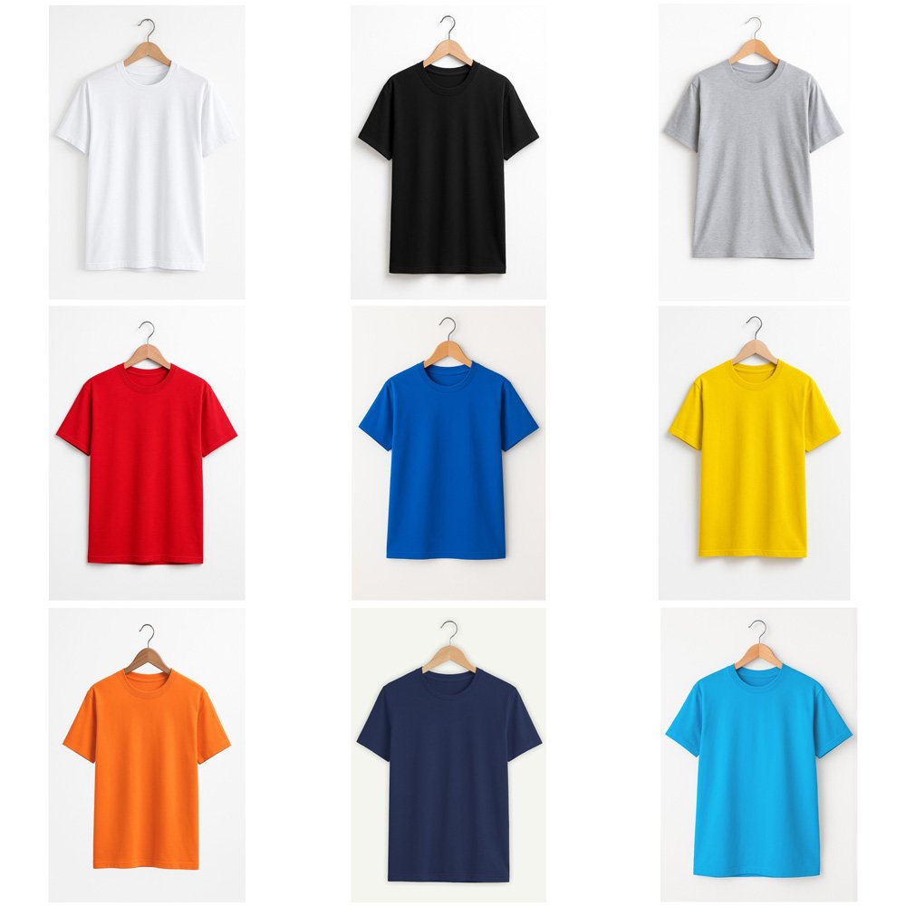 Penye Bisiklet Yaka T-shirt